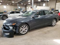 Chevrolet salvage cars for sale: 2020 Chevrolet Malibu LT