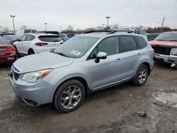 Salvage cars for sale from Copart Indianapolis, IN: 2015 Subaru Forester 2.5I Touring