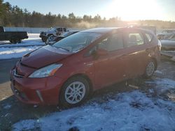 Salvage cars for sale at Windham, ME auction: 2012 Toyota Prius V