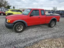 Ford Ranger salvage cars for sale: 2003 Ford Ranger Super Cab