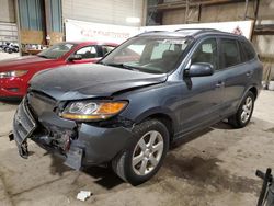 Salvage cars for sale at Eldridge, IA auction: 2007 Hyundai Santa FE SE