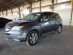 Salvage cars for sale at Phoenix, AZ auction: 2007 Acura MDX Technology