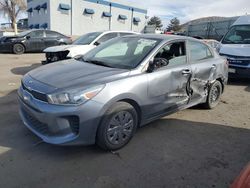 Salvage cars for sale at Albuquerque, NM auction: 2020 KIA Rio LX