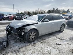 Salvage cars for sale from Copart Denver, CO: 2010 Audi A4 Premium