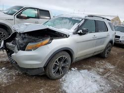 Salvage cars for sale at Brighton, CO auction: 2015 Ford Explorer Sport