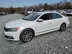 Salvage cars for sale at Mebane, NC auction: 2017 Volkswagen Passat SEL Premium