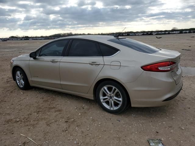 2018 Ford Fusion SE Hybrid