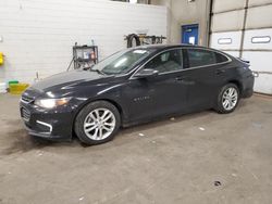 Salvage cars for sale at Blaine, MN auction: 2017 Chevrolet Malibu LT