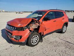 Salvage cars for sale at New Braunfels, TX auction: 2017 Jeep Compass Sport