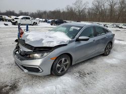 Salvage cars for sale at auction: 2021 Honda Civic LX