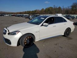 Salvage cars for sale at Brookhaven, NY auction: 2014 Mercedes-Benz E 63 AMG-S