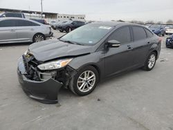 Salvage cars for sale at Grand Prairie, TX auction: 2016 Ford Focus SE