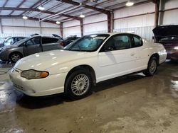 Chevrolet Montecarlo Vehiculos salvage en venta: 2001 Chevrolet Monte Carlo LS