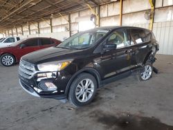 Ford salvage cars for sale: 2017 Ford Escape SE