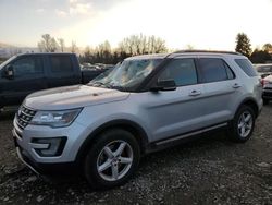 Salvage cars for sale at Portland, OR auction: 2017 Ford Explorer XLT