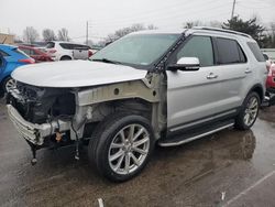 Salvage cars for sale at Moraine, OH auction: 2016 Ford Explorer Limited