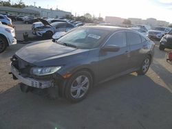 Honda salvage cars for sale: 2016 Honda Civic LX