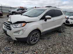 Ford salvage cars for sale: 2021 Ford Ecosport Titanium