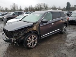 Salvage cars for sale at Portland, OR auction: 2013 Infiniti JX35