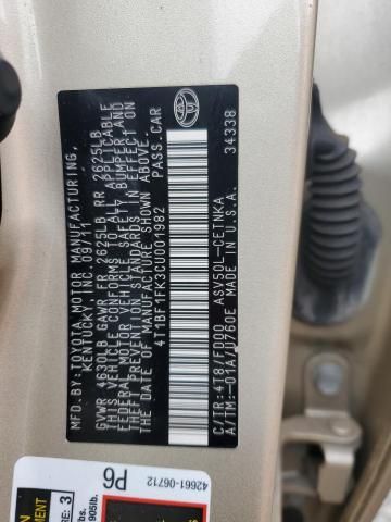 2012 Toyota Camry Base