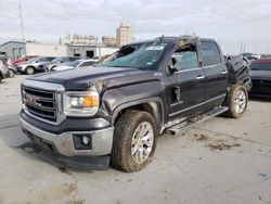 Salvage trucks for sale at New Orleans, LA auction: 2015 GMC Sierra K1500 SLT