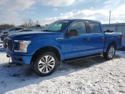 Salvage cars for sale from Copart Chicago Heights, IL: 2018 Ford F150 Supercrew