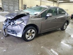 Salvage cars for sale from Copart Cleveland: 2013 Honda Civic LX