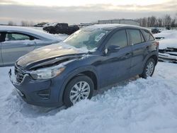 Salvage cars for sale at Wayland, MI auction: 2016 Mazda CX-5 Sport