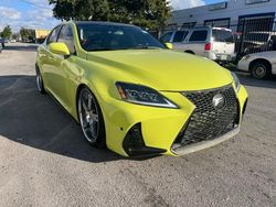 Salvage cars for sale at Miami, FL auction: 2009 Lexus IS-F