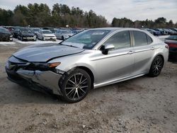 Salvage cars for sale at Mendon, MA auction: 2021 Toyota Camry SE