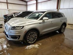 Salvage cars for sale at Pennsburg, PA auction: 2020 Lincoln Nautilus Reserve