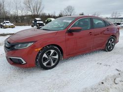 Salvage cars for sale at Columbia Station, OH auction: 2019 Honda Civic LX