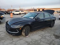 Salvage cars for sale at Indianapolis, IN auction: 2023 Hyundai Sonata Hybrid