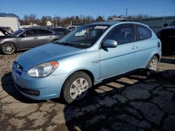 Hyundai salvage cars for sale: 2010 Hyundai Accent Blue