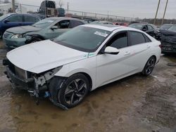 Salvage cars for sale at Cicero, IN auction: 2021 Hyundai Elantra Limited