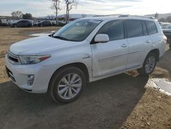 Salvage cars for sale at San Martin, CA auction: 2013 Toyota Highlander Hybrid Limited