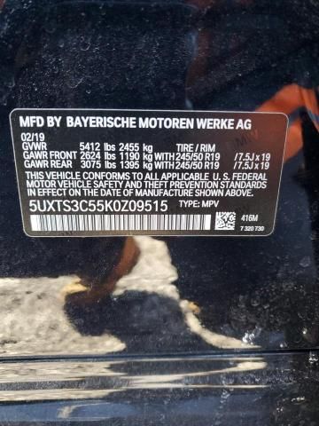 2019 BMW X3 XDRIVEM40I