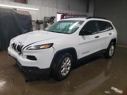 Salvage cars for sale at Elgin, IL auction: 2017 Jeep Cherokee Sport