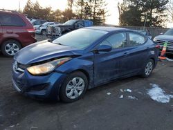 Salvage cars for sale at Denver, CO auction: 2016 Hyundai Elantra SE