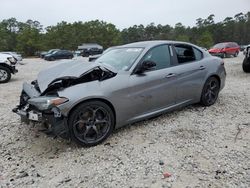 Salvage cars for sale at Houston, TX auction: 2019 Alfa Romeo Giulia