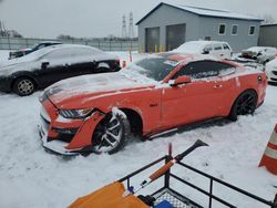 Salvage cars for sale from Copart Cleveland: 2016 Ford Mustang GT