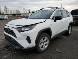 Salvage cars for sale at Portland, OR auction: 2021 Toyota Rav4 LE