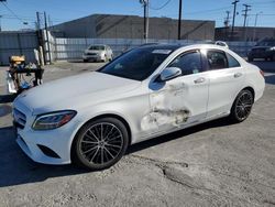 Salvage cars for sale from Copart Sun Valley, CA: 2020 Mercedes-Benz C300