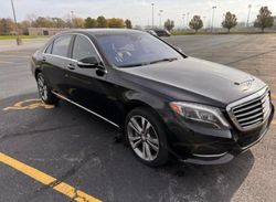 Vehiculos salvage en venta de Copart Chicago Heights, IL: 2015 Mercedes-Benz S 550 4matic