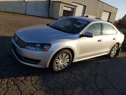 Salvage cars for sale at auction: 2015 Volkswagen Passat S