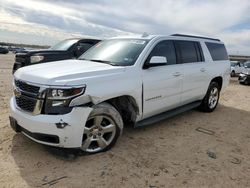 Salvage cars for sale at San Antonio, TX auction: 2016 Chevrolet Suburban C1500 LT