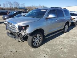 Toyota salvage cars for sale: 2015 Toyota Sequoia Platinum