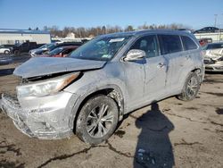 Salvage cars for sale at Pennsburg, PA auction: 2016 Toyota Highlander XLE