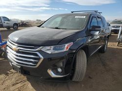 Salvage cars for sale at Brighton, CO auction: 2018 Chevrolet Traverse High Country