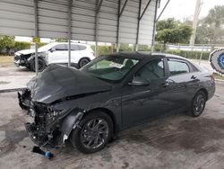 Salvage cars for sale at Miami, FL auction: 2024 Hyundai Elantra Blue